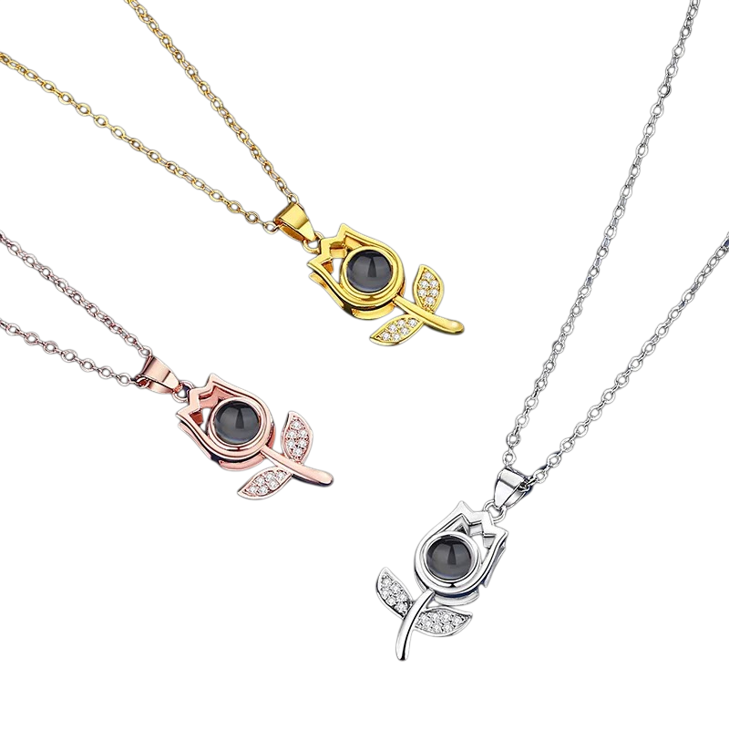 Collar de Rosa Personalizado